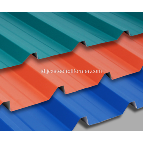 Galvanized Steel Double Layer Roofing Tile Membuat Mesin